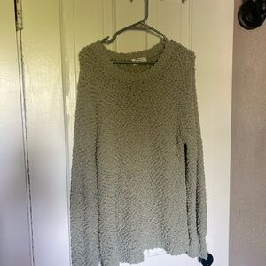A New Day Gray Crew Neck Sweater Soft Knit